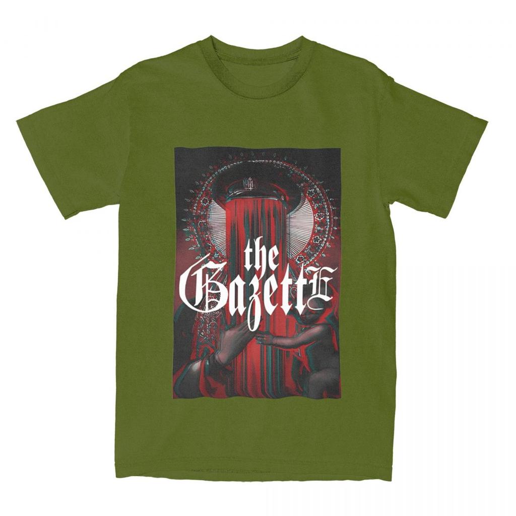 Kolekce The Gazette Tričko Kapely Merch Pánské Dámské Bavlněné Vintage Trička Krátký Rukáv Oblečení Všechna Roční Období