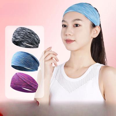 1pcs Sweatband for Men Women Elastic Sport Hairbands Head Band Yoga Headbands Headwear Headwrap Sports Workout Hair Accessories