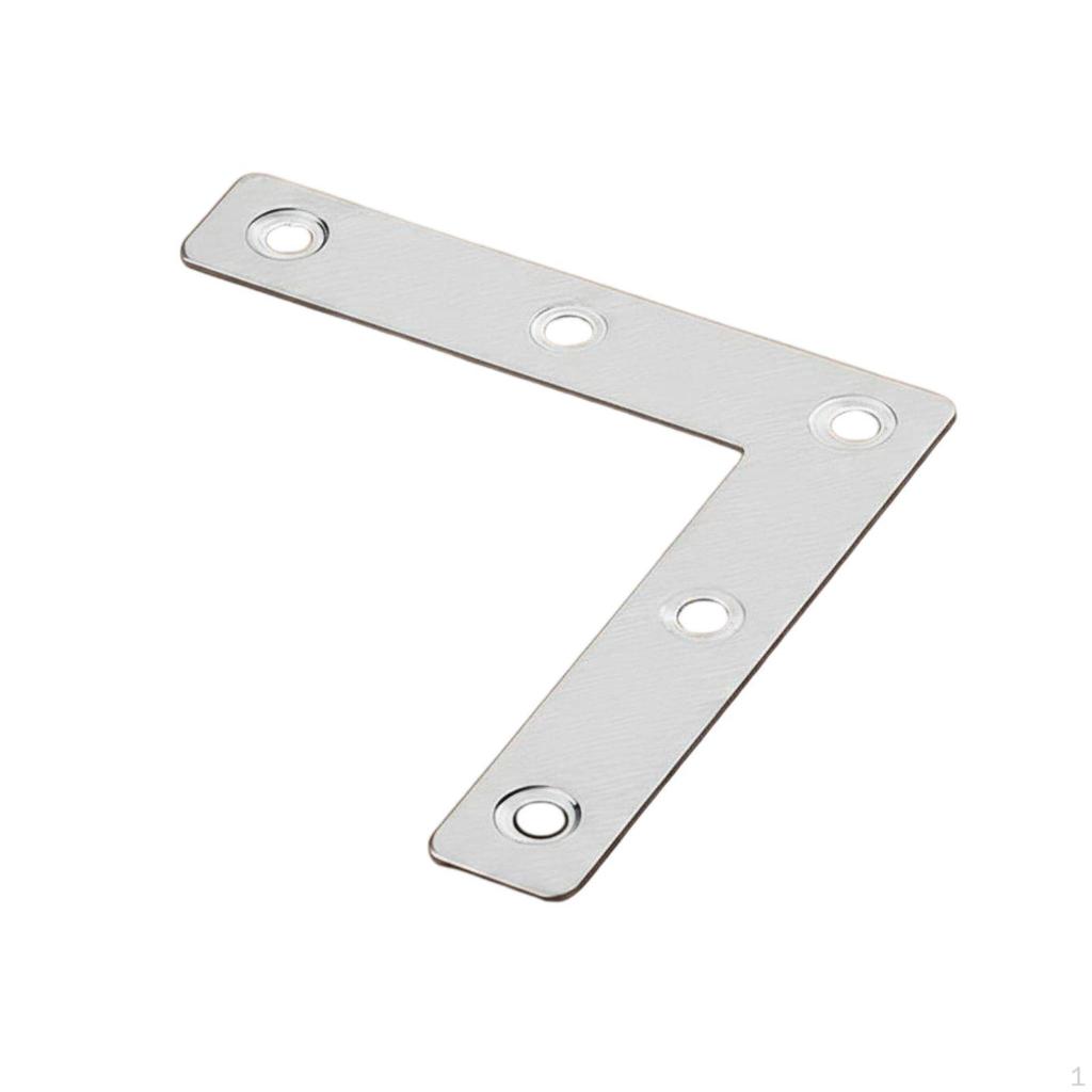 Stainless Steel Corner Brace, sturdyDuty L Shape, Furniture Support, Easy Installation Lshape 5x5cm