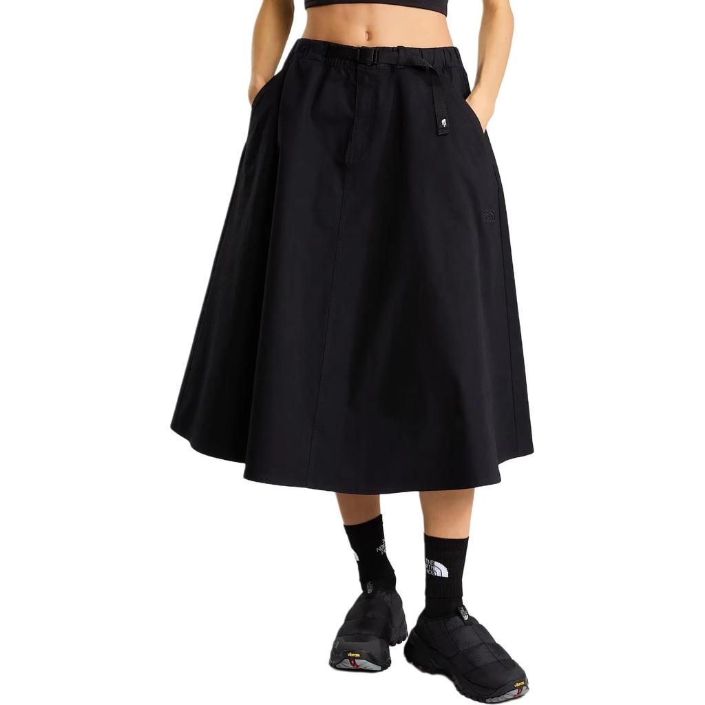 THE NORTH FACE Casual Long Skirts Women's Black Moderate Midi Skirt Other (Unisex) Casual Long Skirts NF0A8M2S | Black
