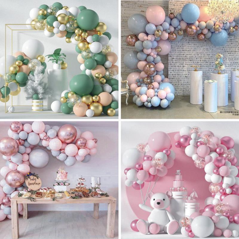 Vintage Balloon Chain Birthday Party Balloon Package Wedding Wedding Arrangement Latex Balloon Chain Set