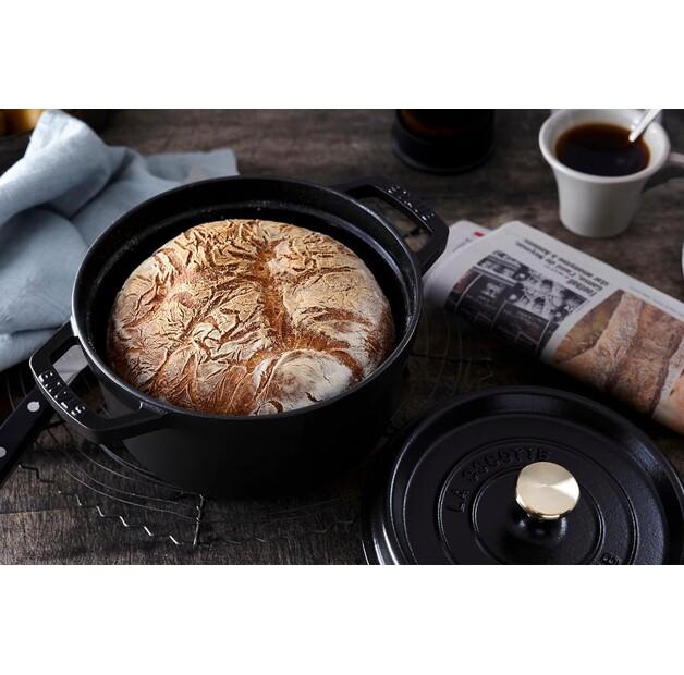 Кокотница Zwilling Staub круглый 22см черный 2,6л (1102225)