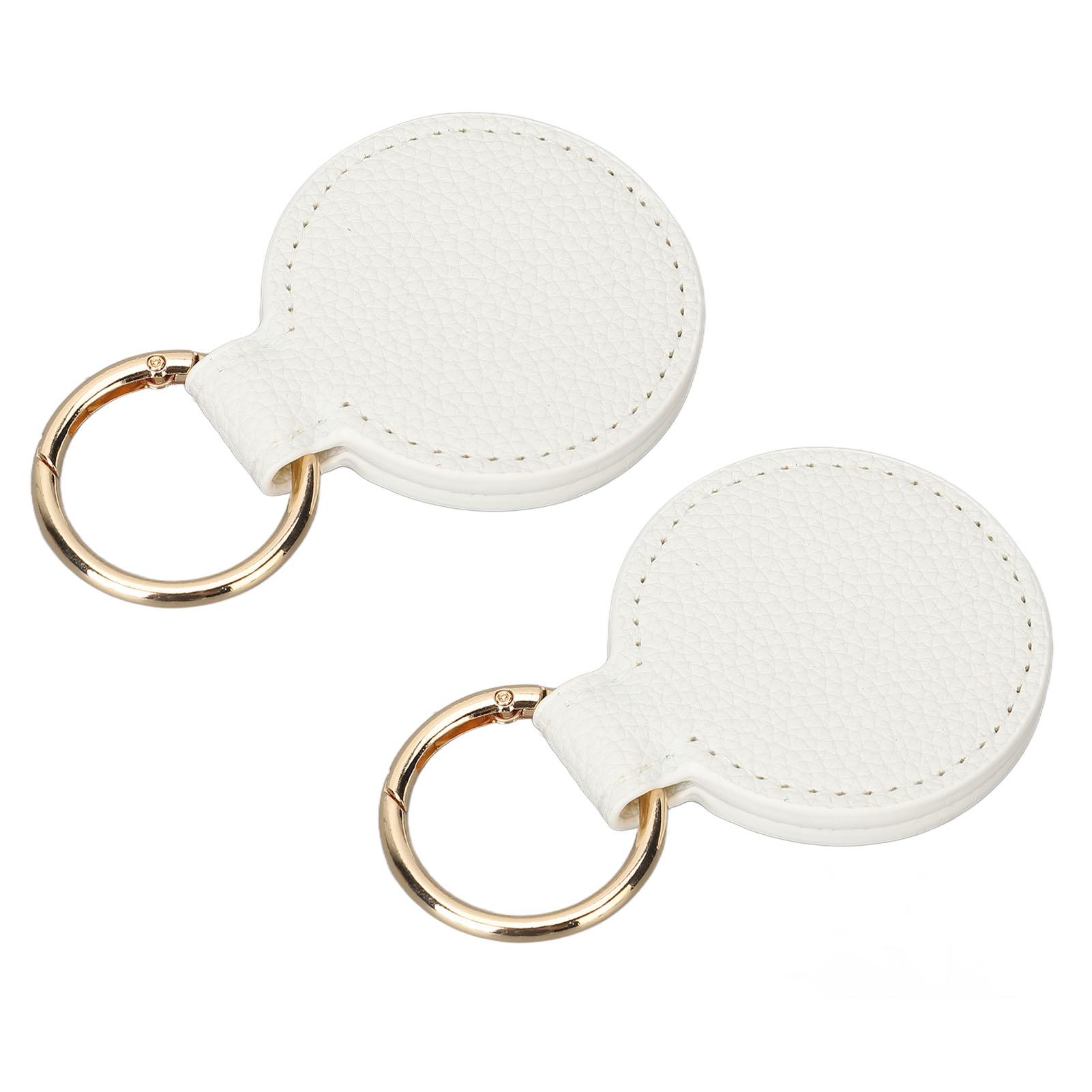 

2Pcs Handbag Hat Clip Round Portable Stable Versatile Reliable Stylish Magnetic Hat Holder for білий