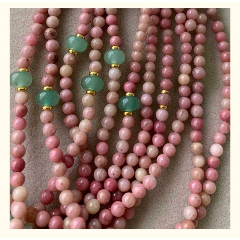 High End Light Luxury Natural Stone Handmade Beaded Bracelet Chinese Style Womens Hand Jewelry