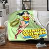 1pc Wonder Woman Blanket | Polyester Fiber, All-Season Comfort for Sofa, Bed, Office, Car, Camping Yy251021159