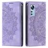 for Xiaomi 12T Pro,12T,12 Pro,12X,Mi 12 Lite,Redmi Note 12S 4G Mandala Embossed PU Leather Flip Wallet Case Magnetic Closure Cover