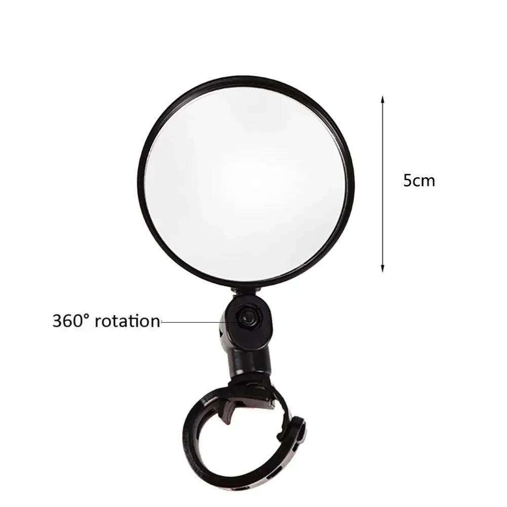 

1/2Pcs Rotating Side Mirrors Mirror Spoiler Rear View Mirrors Motorcycle Rearview Mirror Rear View Mirror 360 Rotation Round