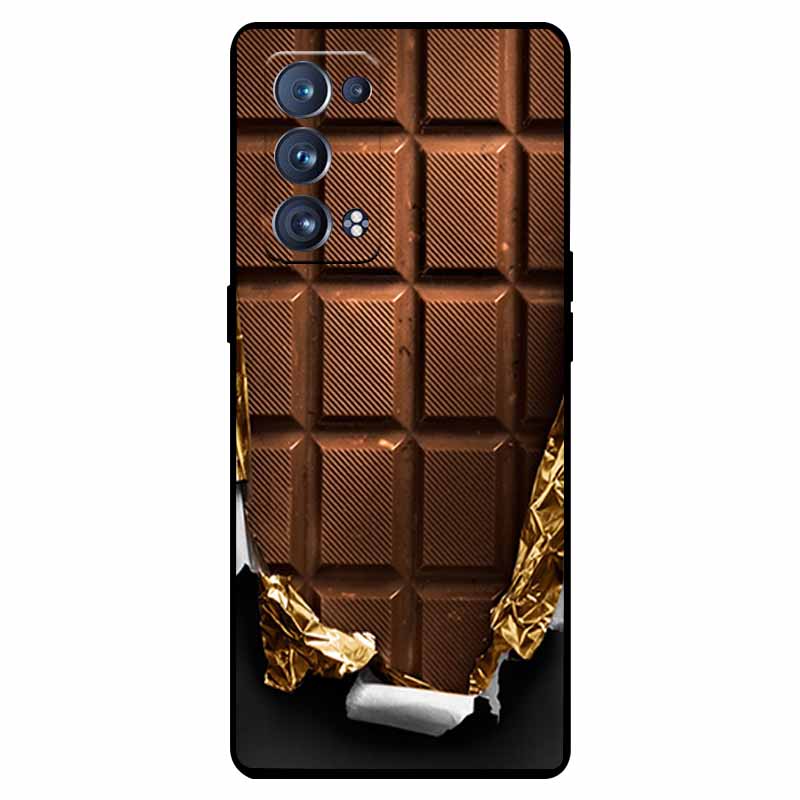 For Oppo Reno 6 Pro 5G Case Snapdragon Shockproof Soft Silicone TPU Back Cover For Oppo Reno 6 Pro CPH2247 Phone Cases Cute Capa