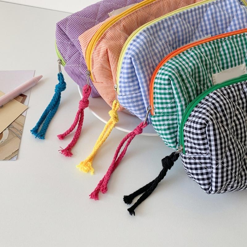 Pencil Case 7.5x3.5x2.4In for Student Girl Women Large Pen Bag Zippered Pen Pouches Travel Cosmetic Storage Bag