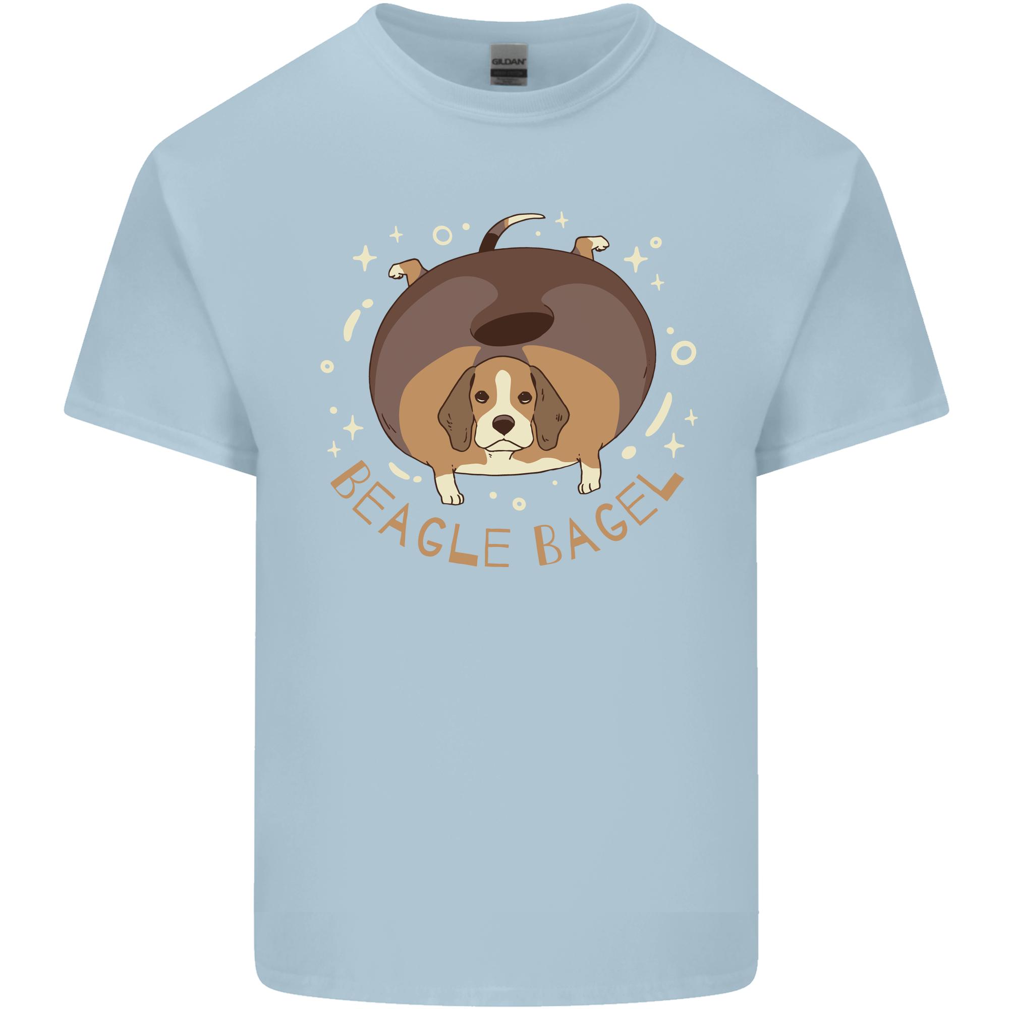 Beagle Bagel Funny Dog Unisexs Light Cotton TShirt S