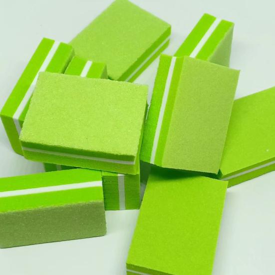 50 Teile/beutel Nagelfeile Mini Multifunktionsschwamm Maniküre Werkzeuge Pufferblöcke für Nägel