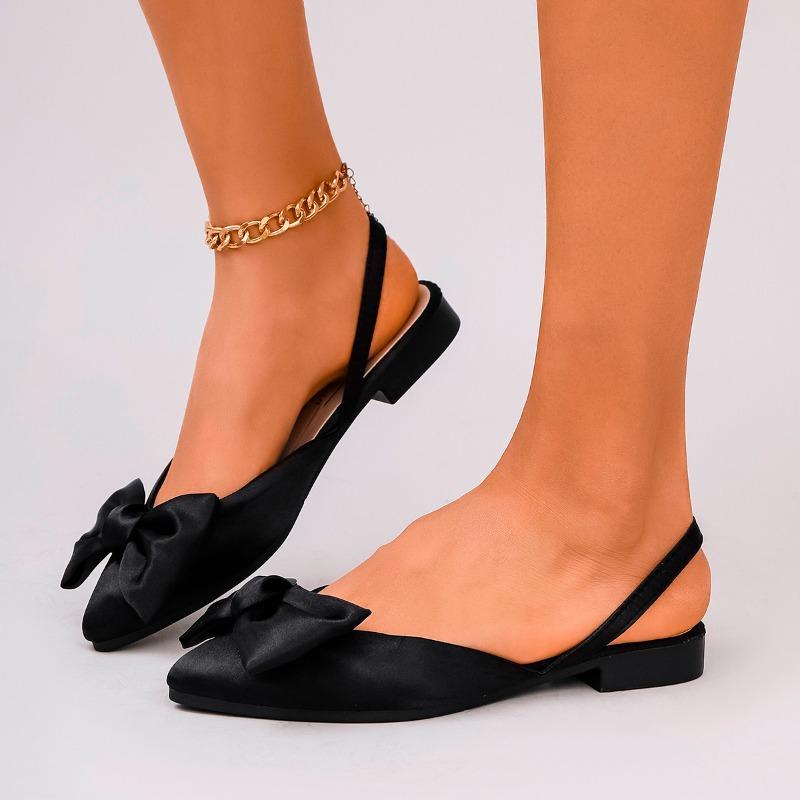 Fashion 2025 Fashion Closed Toe Women's Sandals Summer Butterfly-knot Dress Color Matching Best Seller Elegant Comfortable High Heels