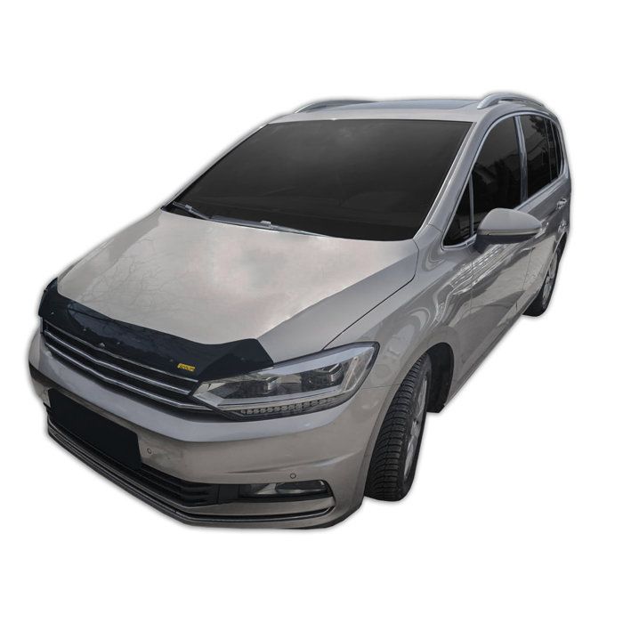 Scoutt | Hood Bra Deflector Protection For Volkswagen Touran Since 2015, Aerodynamic, Easy Assembly, No Drilling Required