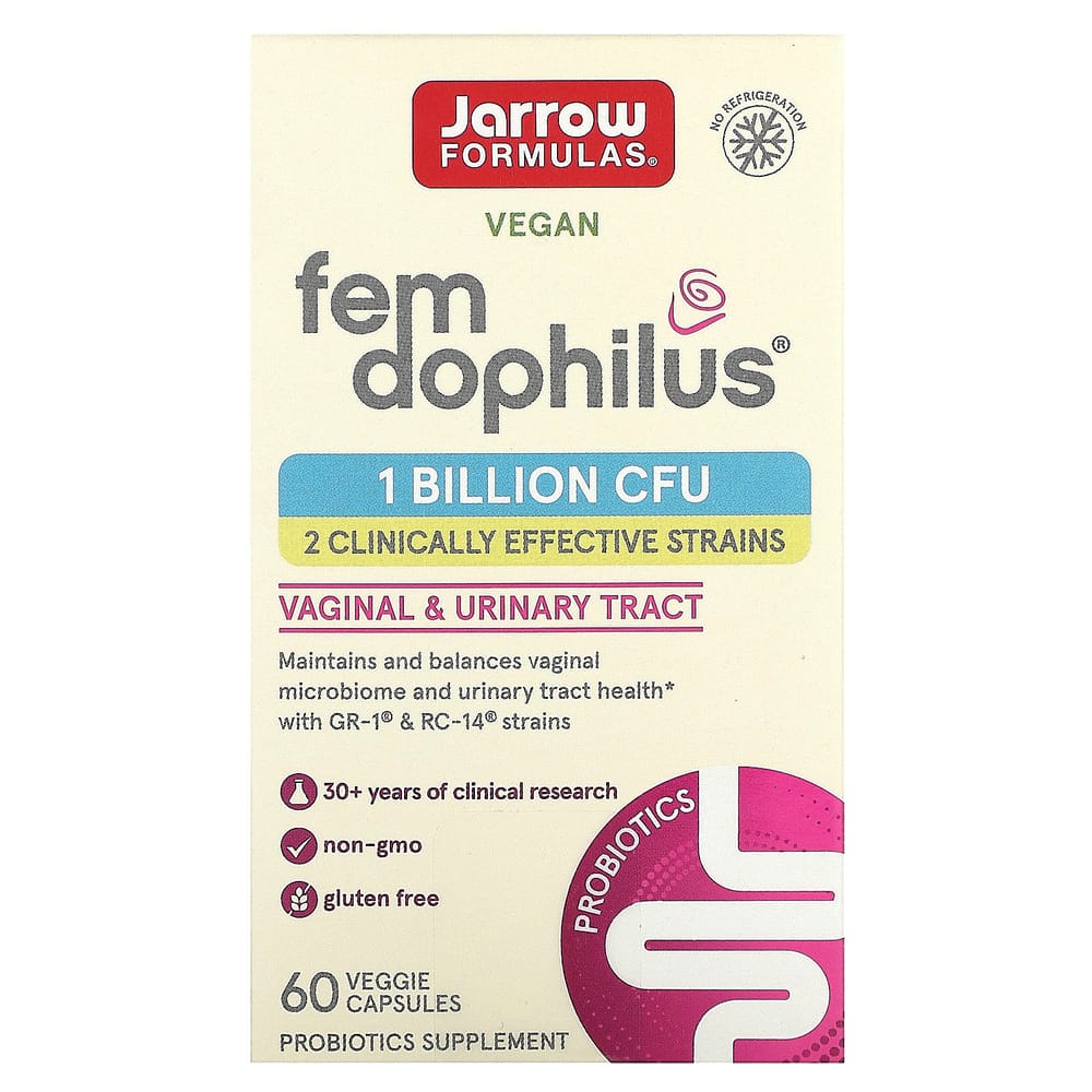 

Jarrow Formulas Women s Fem-Dophilus Veggie Capsules, 60 Count 60 pcs - 1 ea