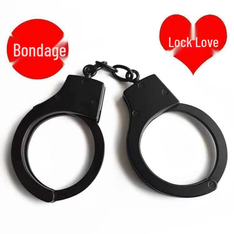 Stainless Steel Escape Room Handcuffs and Leg Cuffs for Couples