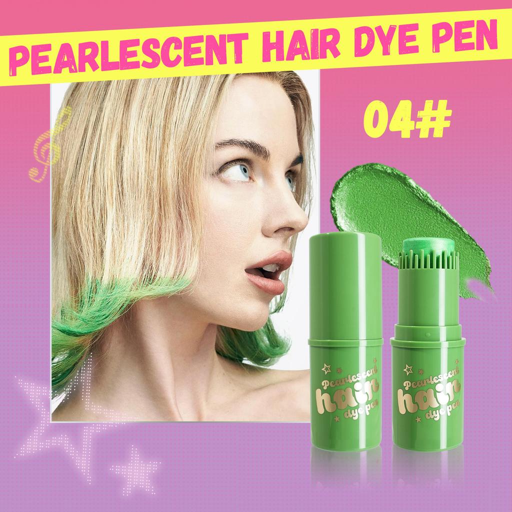 MLSMILE Temporary Hair Color Stick - Glitter Hair Pen for Hair Styling, 12g