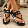 2025 summer new casual sandals men's and women's thick-soled men's cool slippers beach shoes men's