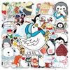 10/30/50pcs Funny Cute Winter Animal Stickers Cartoon Penguin White Bear Sticker Water Bottle Luggage Phone Graffiti Decals Pack