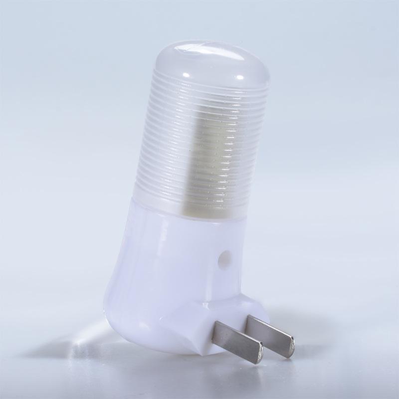 3W Plug-in Wall Manual On/Off Switch LED Night Light Soft White