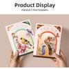 Decompression Coloring Book Set Tri-fold Drawing Notebook New Art Painting Book  Art Painting