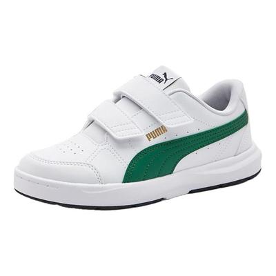 Evolve Court V Jr Versatile Comfortable Low-Top Kids Skate Shoes Kids Sneakers White Green 404315-03