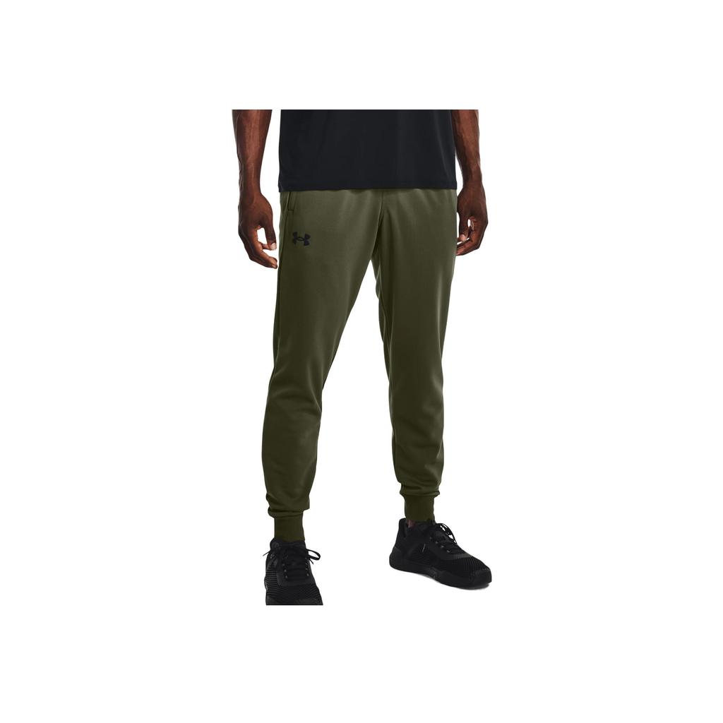 Under Armour Armor Fleece® Solid Mid-Rise Tapered Knit Joggers Men Joggers Green 1373362-390