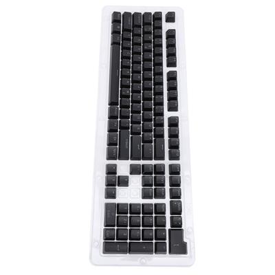 108 Key German Keyboard Keycaps Minimalist Mechanical Keyboard Translucent Keycaps for 61 64 68 84 87 96 98 100 104 108 Keyboards