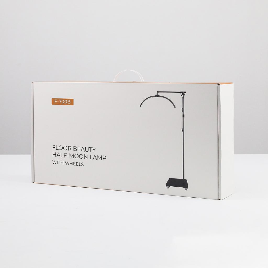 308LED 28 Inch U-shape Floor Beauty Lamp Nail & Lash Moon Lamp Three Color Temperatures and Ten