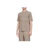 Emporio Armani Letter Print Crew Neck Short Sleeve T-Shirt Men tops Brown EM000943AF10762-F6065