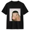 Men T-Shirts Dequavious Pork Funny Dank Meme  Vintage Cotton Tee Shirt Short Sleeve  T Shirts Crew Neck Clothing Plus Size