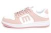 moz U Combination White and Size Women's Low-Top Sneakers, Colors, Pink, 24.5cm