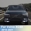 Dla Volvo XC60 2018 ABS przednie światło przeciwmgielne samochodu pokrywa tapicerka przednie światło przeciwmgielne lampa rama naklejka akcesoria do stylizacji