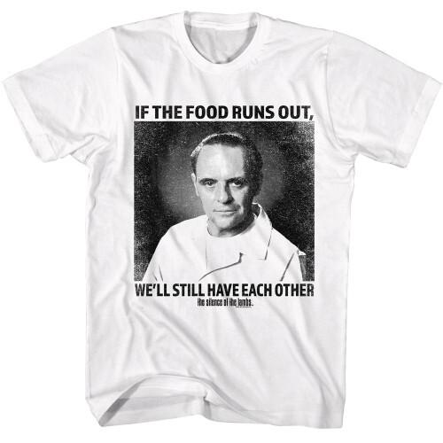 The Silence of The Lambs Each Other T-Shirt - White Unisex T-Shirt L