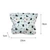 1pc Double-Sided Cartoon Pattern Cosmetic Bag Large Capacity Multifunctional Canvas Zipper Travel Storage Bag