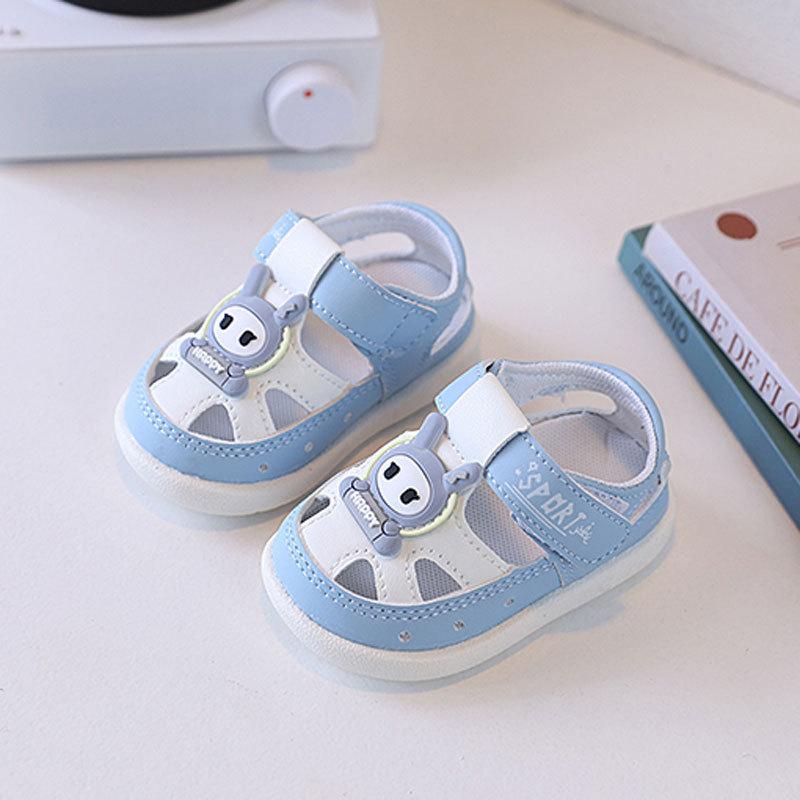 Baby Boys Girls Cartoon Breathable Sandals Soft Sole Summer Shoes For Toddlers