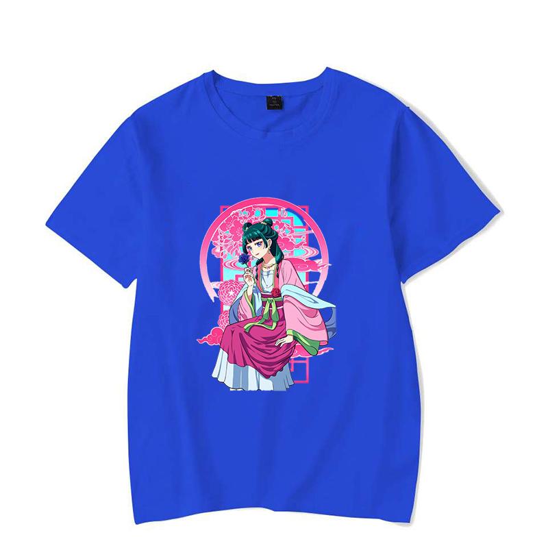 Hot Anime The Apothecary Diaries Maomao Print T-shirt Cool Summer Casual Loose T Shirt Women Men Harajuku Short Sleeve Tops