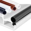Tira de Vedação para Porta e Janela de Aço Plástico em Forma de O 1/2/3/6m Borracha Fenda Tira de Intempéries Fenda para Cartão Tubular Oco com Barbatanas