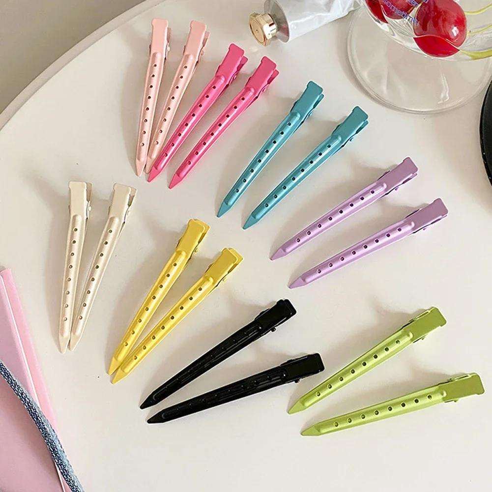 5/6ks Polychromatické Pevné Klipy do Kadeřnického Salonu Dámské Stylingové Dělicí Svorky Kadeře ke Kořínkům Nadýchané Sponky Kadeřnické Nástroje