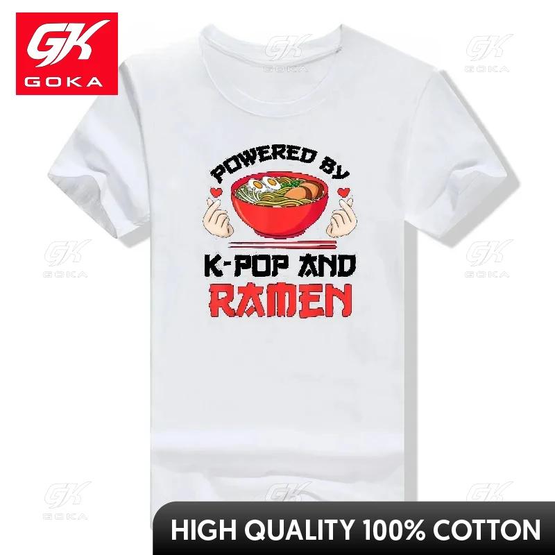 

Powered By Kpop and RaUnisex Kpop Gift TShirt South Korea Clothes Humor Funny Graphic Tee Tops Short Sleeve Blouses Kawaii Style S