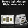 High Power Camping Lanterns Rechargeable 4000mAh Emergency Power Bank Floodlight 11 Modes Portable Lamp for Camping Fishing