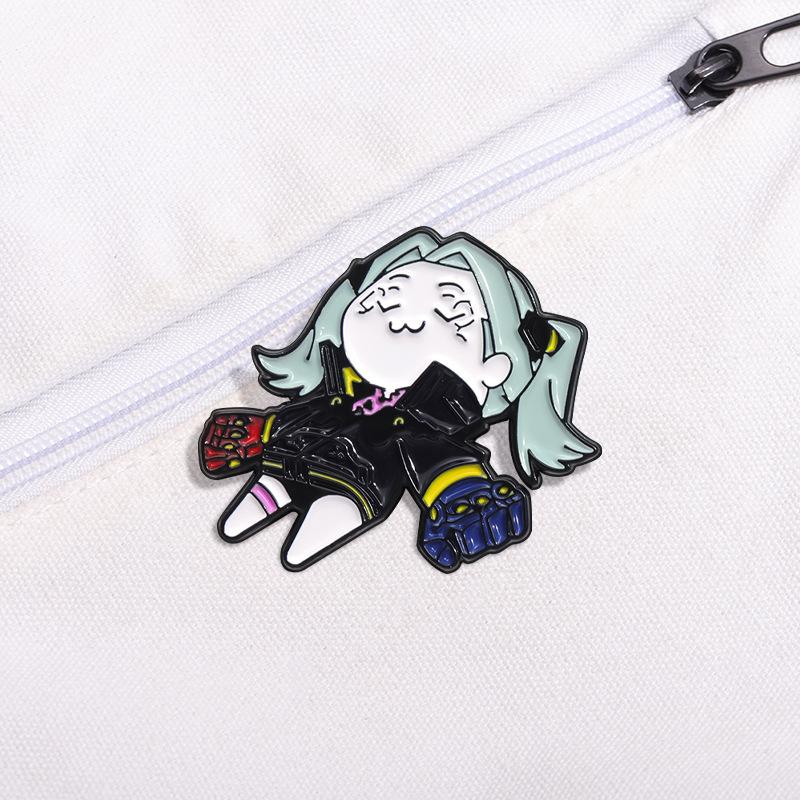 Cyberpunk Game Enamel Pins Beautiful Gift Custom Cyber Punk Collect Lapel Badge Backpack Hat Collar Brooches Children Party Cute Beautiful Gifts