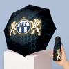 FC Zürich Mini Ombrello Tascabile Pieghevole 5 Pieghe Compatto Leggero Anti UV Protezione Pioggia Sole Ombrello Portatile da Viaggio