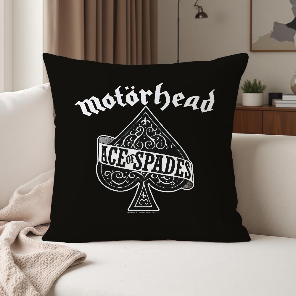 Rock Band MMotorhead Pillow Case Suitable For Bedrooms Living Rooms Cars Home Decoration