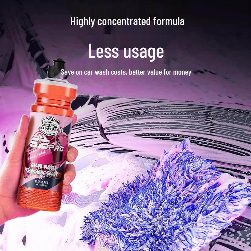 Magic Color Bubble Car Wash Foam: Neutral, Multifunctional, Powerful Decontamination Cleaner.