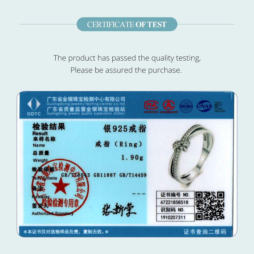 Bamoer 925 Sterling Silver Double Layer Knot Finger Ring Stackable Rings for Women Original Design Fine Jewelry