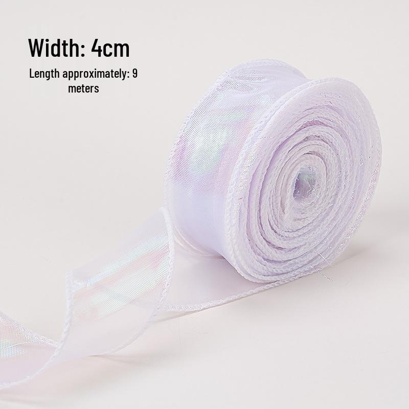 Elegant Fishtail Silk Ribbon for Cake and Bouquet Decoration