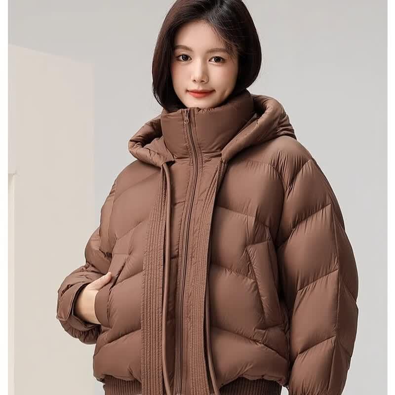 SNOWFLYING Women's Short Down Jacket