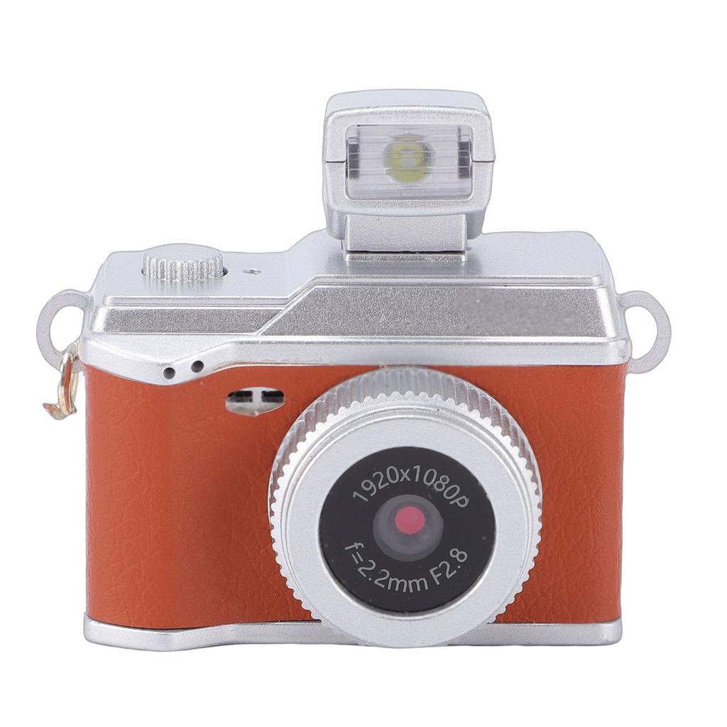 Compact Retro Digital Camera 1080P 0.96 Inch Color Screen Tiny Vintage Keychain Vlog Camera for Travel