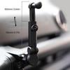 Universal Car Phone Holder Extender 17mm Ball Joint 360 5 Level Telescopic Aluminum Alloy Construction