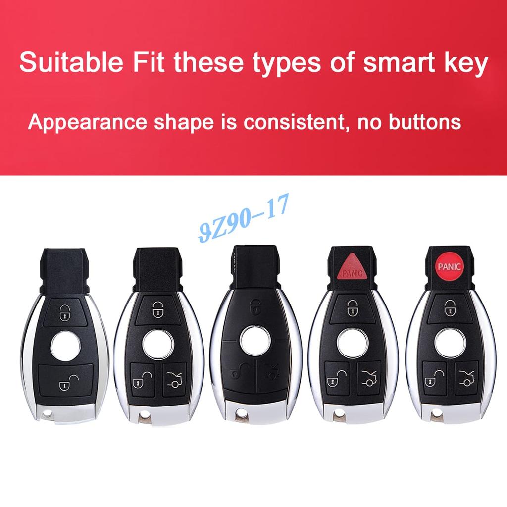 Fully Transparent Car Key Cover Shell For Mercedes Benz W176 W246 W204 W205 W212 W221 W166 X253 C253 W463 C117 C218 X156